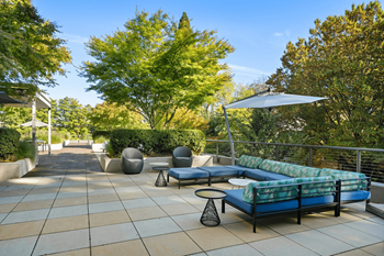 Terrace Patio at Vista St. Clair, Oregon, 97205